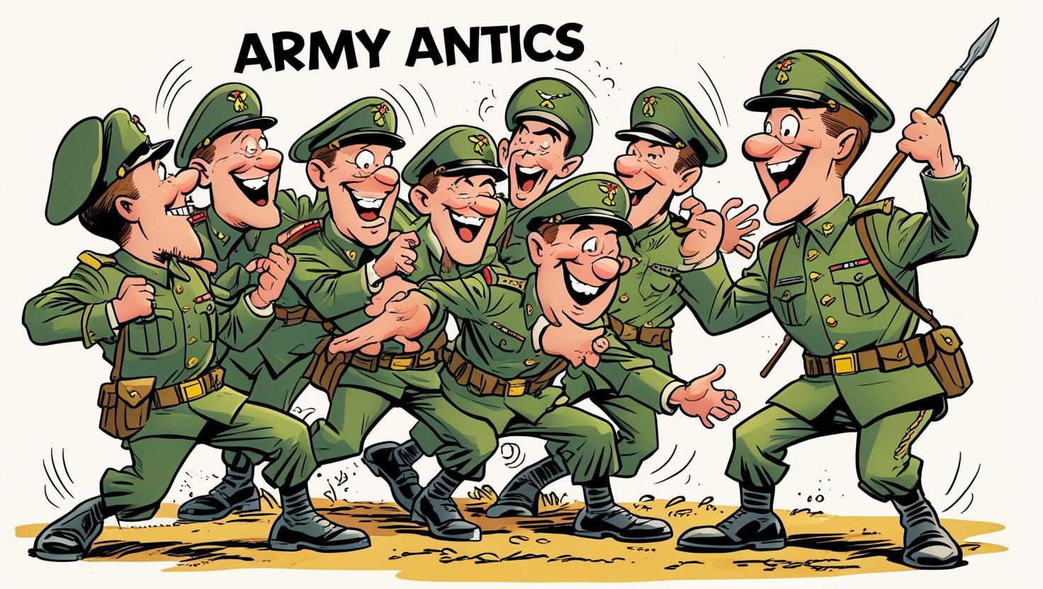 ARMY ANTICS Image